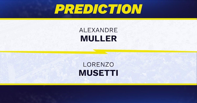 Alexandre Muller vs Lorenzo Musetti Tennis Prediction.