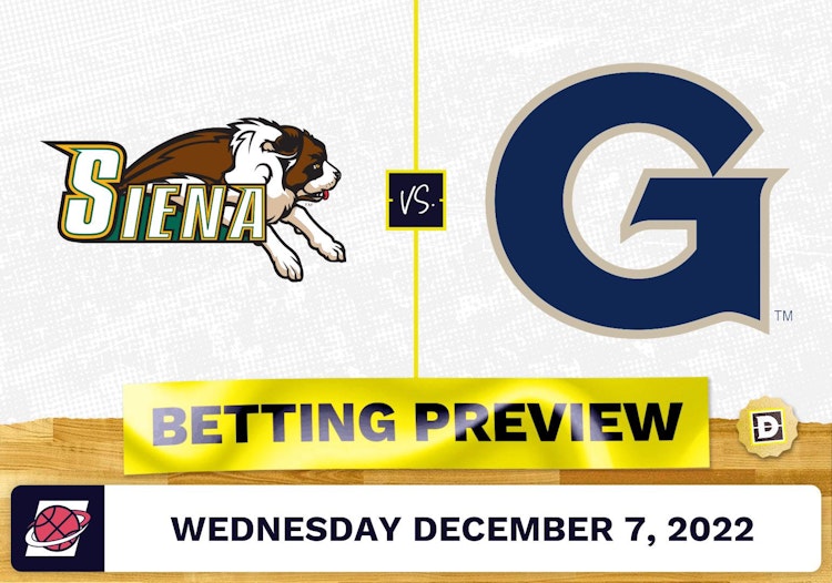 Siena vs. Georgetown CBB Prediction and Odds - Dec 7, 2022