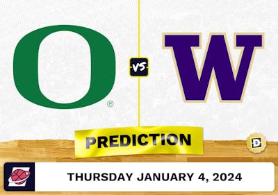 Oregon vs. Washington Prediction, Odds, College Basketball Picks  [1/4/2024]