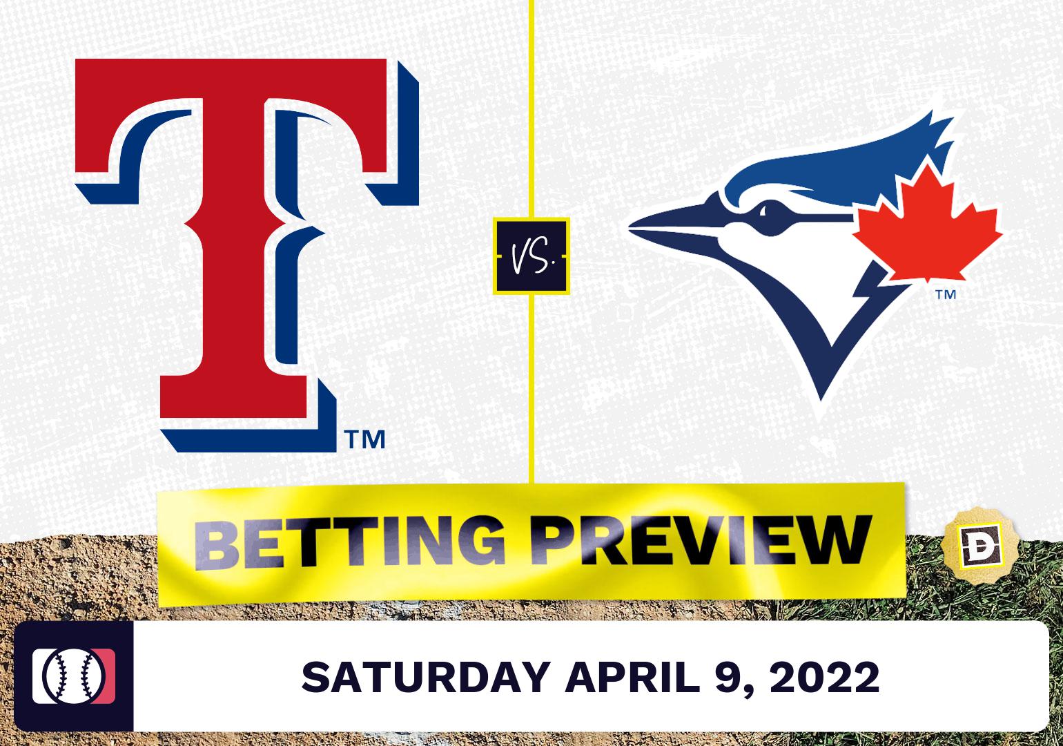 Rangers vs. Blue Jays Prediction and Odds - Apr 9, 2022
