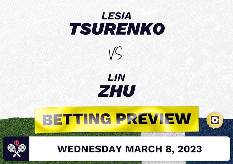 Lesia Tsurenko vs. Lin Zhu Predictions - Mar 8, 2023