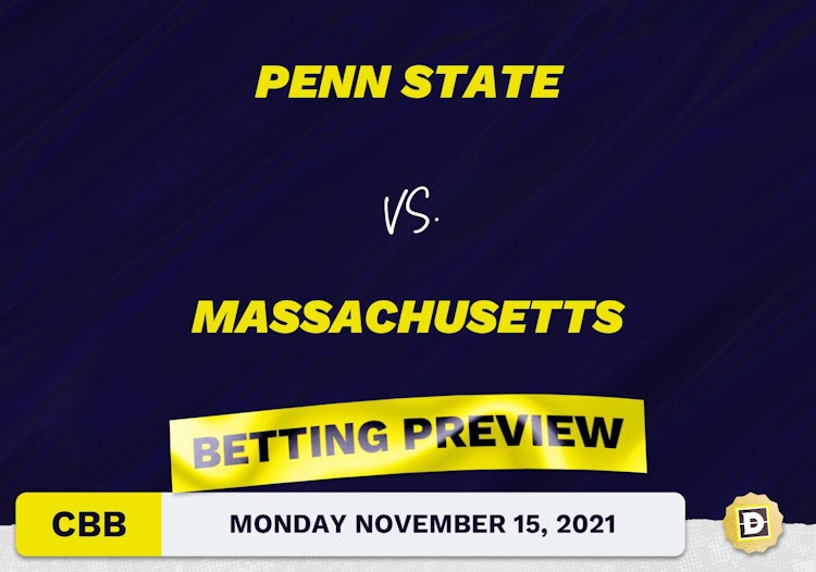 Penn State vs. Massachusetts CBB Predictions and Odds - Nov 15, 2021