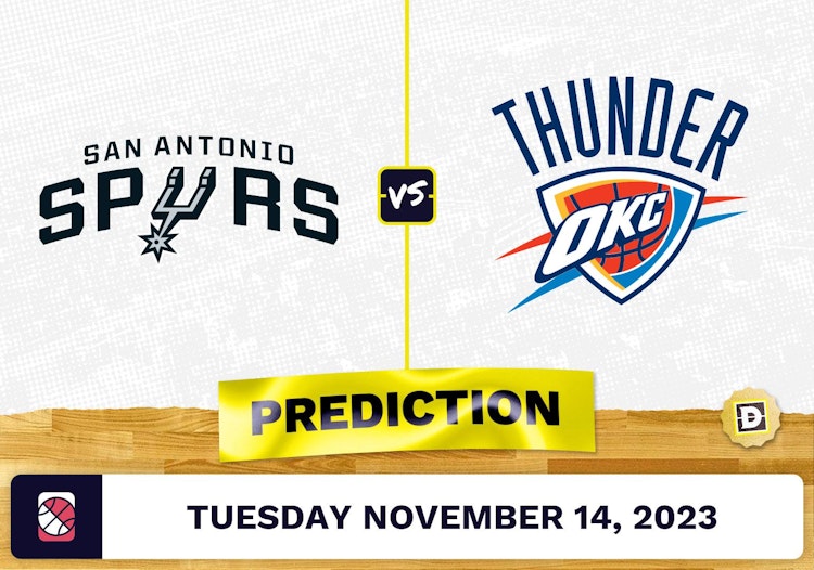 Spurs vs. Thunder Prediction and Odds - November 14, 2023