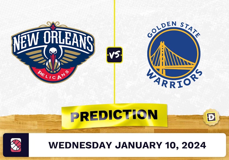 New Orleans Pelicans vs. Golden State Warriors Prediction, Odds, NBA Picks  [1/10/2024]