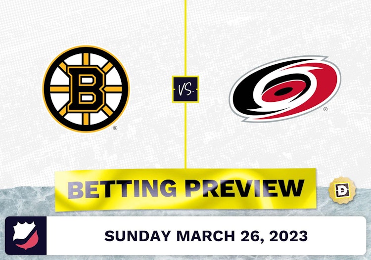 Bruins vs. Hurricanes Prediction and Odds - Mar 26, 2023