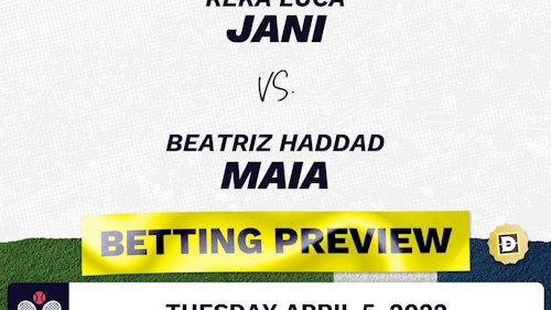 Reka Luca Jani vs. Beatriz Haddad Maia Predictions - Apr 5, 2022