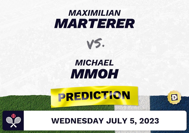 Maximilian Marterer vs. Michael Mmoh Prediction - Wimbledon 2023