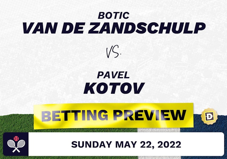 Botic Van de Zandschulp vs. Pavel Kotov Predictions - May 22, 2022