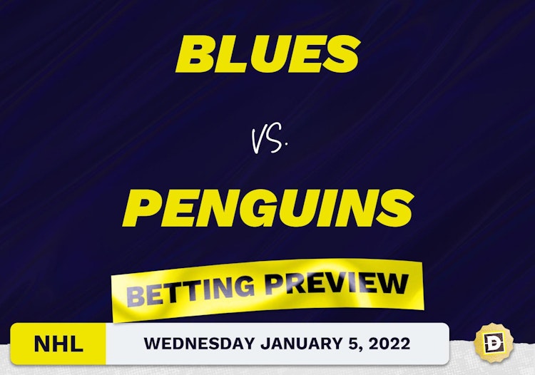 Blues vs. Penguins Predictions and Odds - Jan 5, 2022