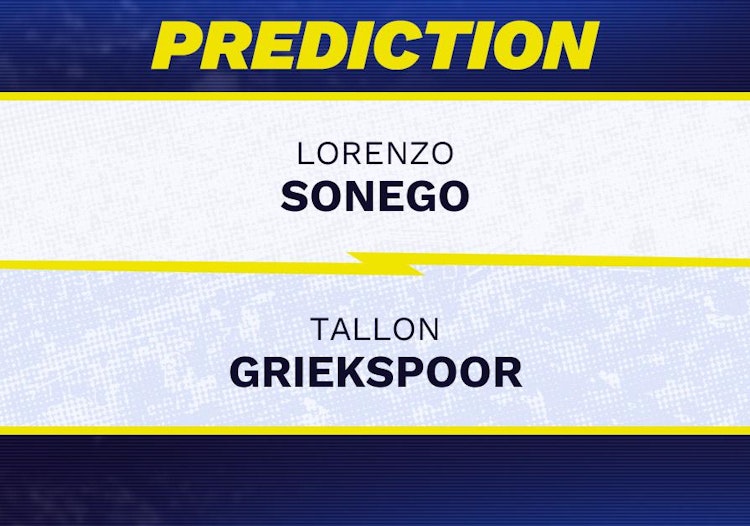 Lorenzo Sonego vs Tallon Griekspoor Tennis Prediction.