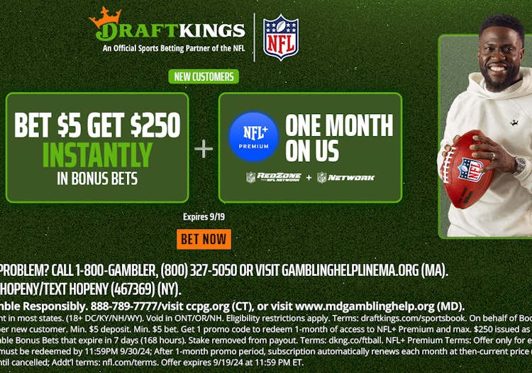 DraftKings NFL+ Promo Unlocks a Free Trial and $250.