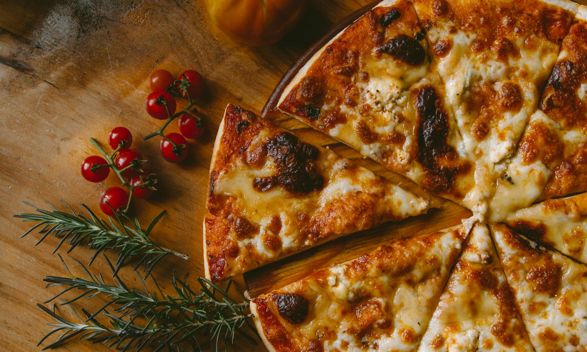 Wood-fired pizza