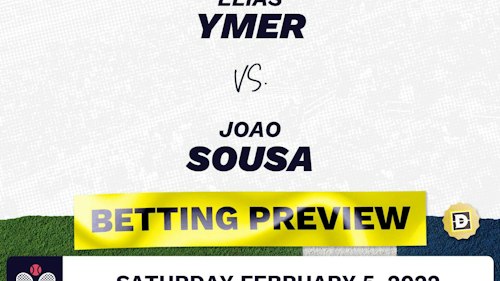 Elias Ymer vs. Joao Sousa Predictions - Feb 5, 2022