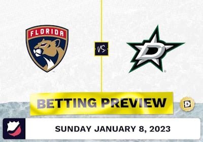 Panthers vs. Stars Prediction and Odds - Jan 8, 2023