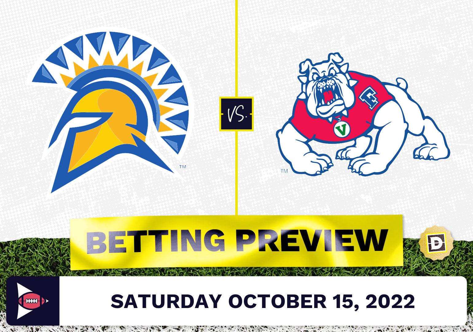 San Jose State vs. Fresno State CFB Prediction and Odds - Oct 15, 2022