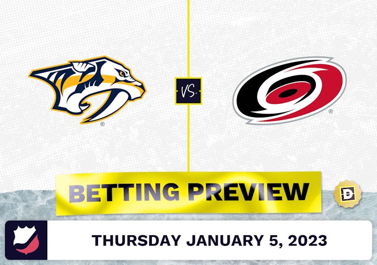 Predators vs. Hurricanes Prediction and Odds - Jan 5, 2023