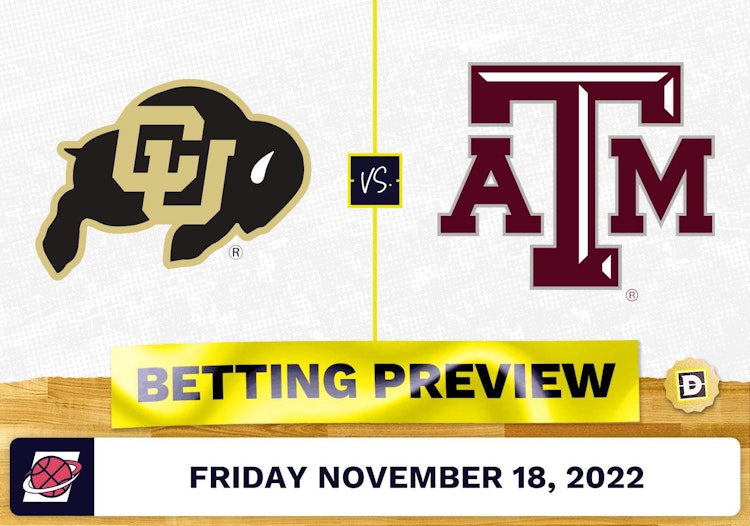 Colorado vs. Texas A&M CBB Prediction and Odds - Nov 18, 2022