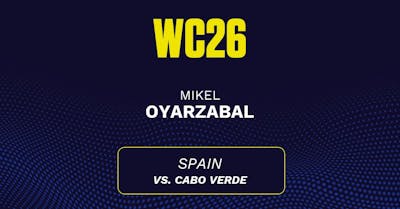 Will Mikel Oyarzabal score a goal in today's World Cup game? Oyarzabal's projected stats vs. Cabo Verde