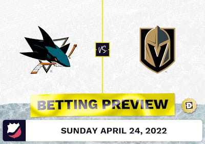 Sharks vs. Golden Knights Prediction and Odds - Apr 24, 2022