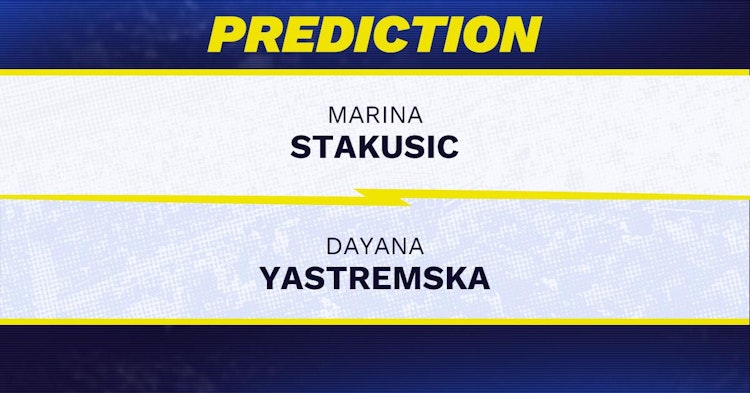 Marina Stakusic vs Dayana Yastremska Tennis Prediction.