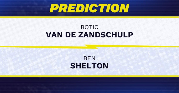 Botic Van de Zandschulp vs Ben Shelton Tennis Prediction.