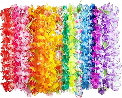 Hawaiian Tropical Flower Leis
