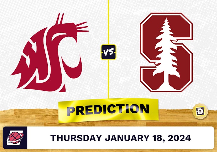 Washington State vs. Stanford Prediction, Odds, College Basketball Picks [1/18/2024]