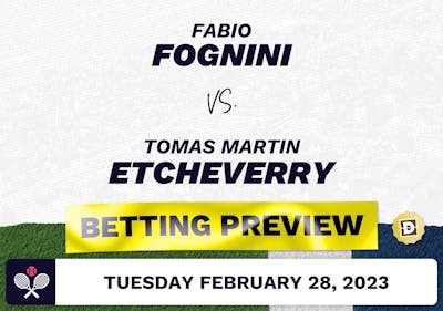 Fabio Fognini vs. Tomas Martin Etcheverry Predictions - Feb 28, 2023