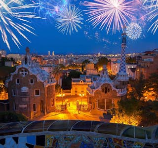 Barcelona's Gothic Quarter during Christmas's gallery image