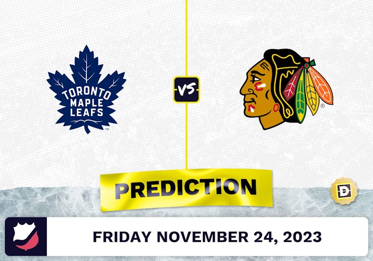 Maple Leafs vs. Blackhawks Prediction and Odds - November 24, 2023