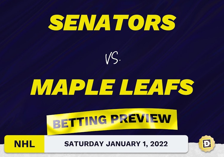 Senators vs. Maple Leafs Predictions and Odds - Jan 1, 2022