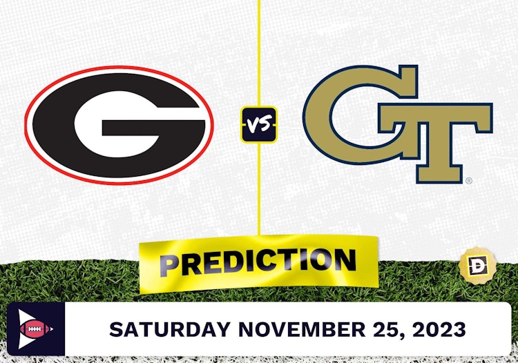 Georgia vs. Georgia Tech CFB Prediction and Odds - November 25, 2023