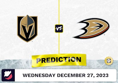 Vegas Golden Knights vs. Anaheim Ducks Prediction, Odds, NHL Picks  [12/27/2023]
