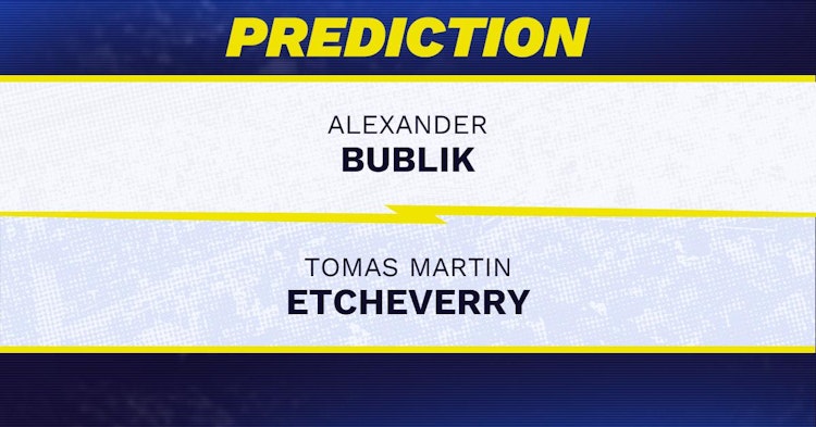 Alexander Bublik vs Tomas Etcheverry Tennis Prediction.