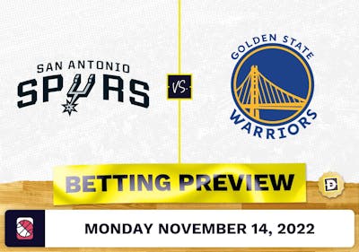 Spurs vs. Warriors Prediction and Odds - Nov 14, 2022