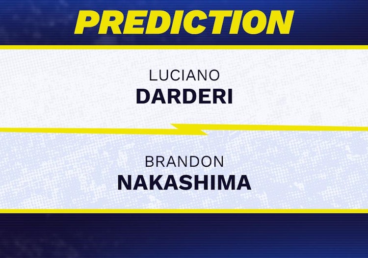Luciano Darderi vs Brandon Nakashima Tennis Prediction.