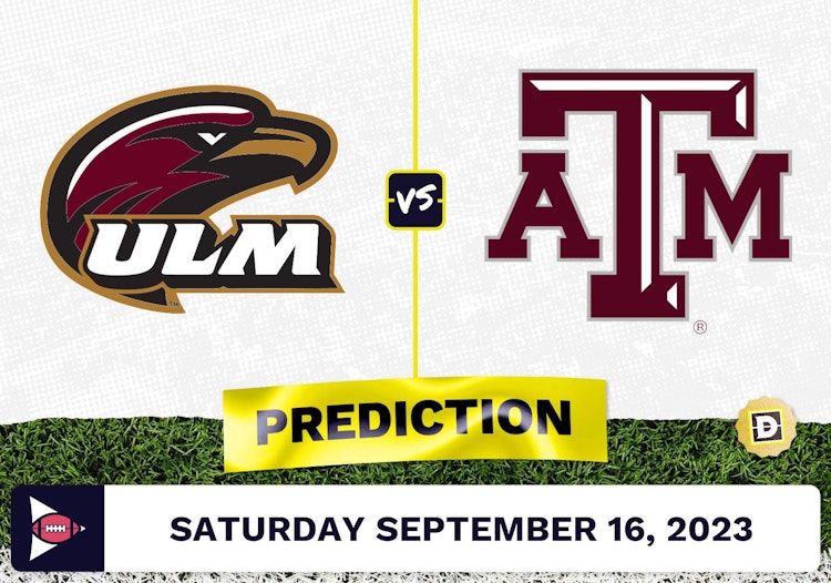 Louisiana-Monroe vs. Texas A&M CFB Prediction and Odds - September 16, 2023