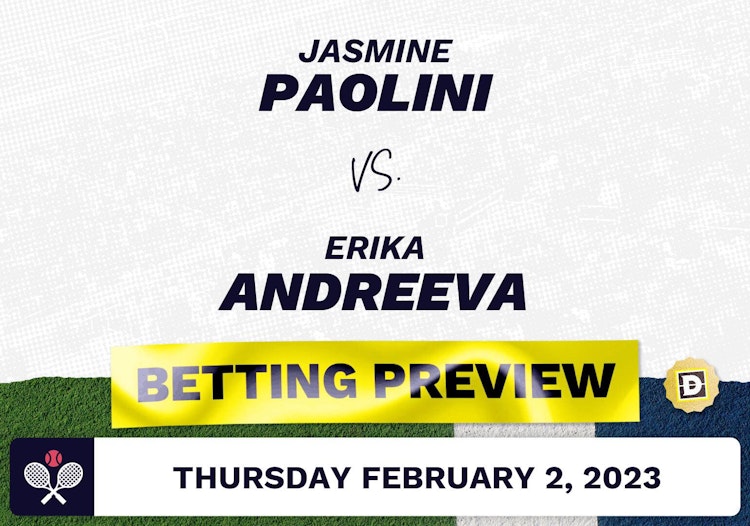 Jasmine Paolini vs. Erika Andreeva Predictions - Feb 2, 2023