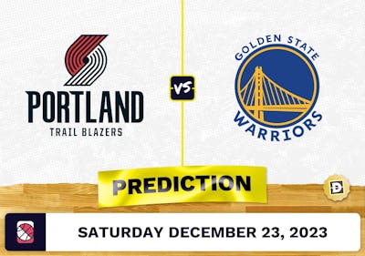 Portland Trail Blazers vs. Golden State Warriors Prediction, Odds, NBA Picks  [12/23/2023]
