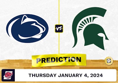 Penn State vs. Michigan State Prediction, Odds, College Basketball Picks  [1/4/2024]