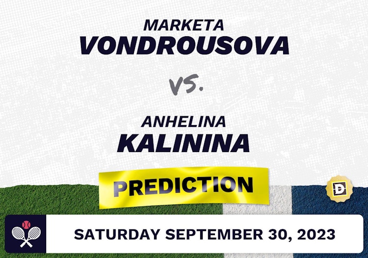 Marketa Vondrousova vs. Anhelina Kalinina Prediction - WTA Beijing 2023
