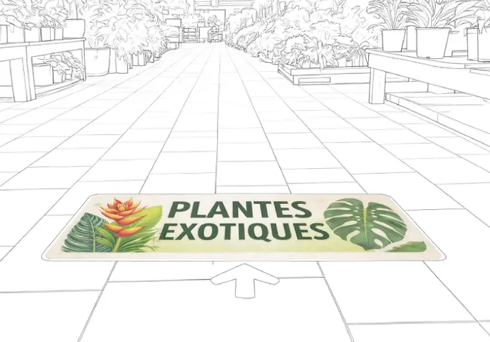 Adhésif de sol personnalisé impression antidérapante