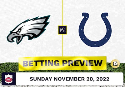 Eagles vs. Colts Week 11 Prediction and Odds - Nov 20, 2022
