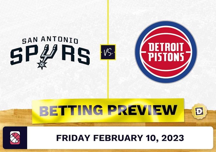 Spurs vs. Pistons Prediction and Odds - Feb 10, 2023