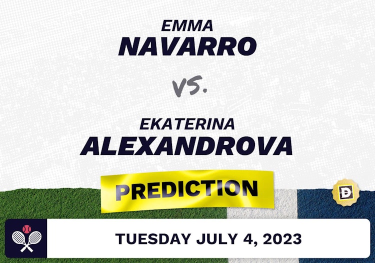 Emma Navarro vs. Ekaterina Alexandrova Prediction - Wimbledon 2023