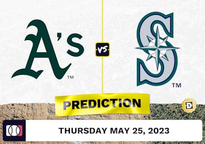 Athletics vs. Mariners Prediction for MLB Thursday [5/25/23]
