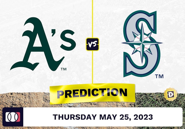 Athletics vs. Mariners Prediction for MLB Thursday [5/25/23]