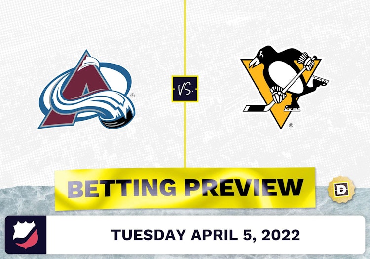 Avalanche vs. Penguins Prediction and Odds - Apr 5, 2022