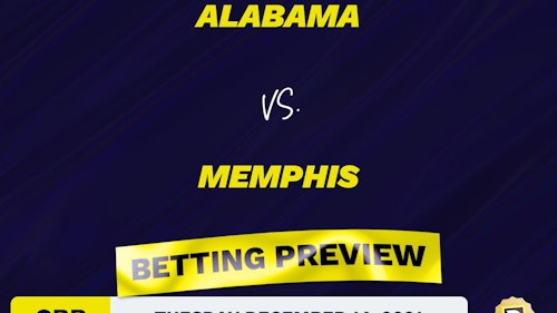 Alabama vs. Memphis CBB Predictions and Odds - Dec 14, 2021