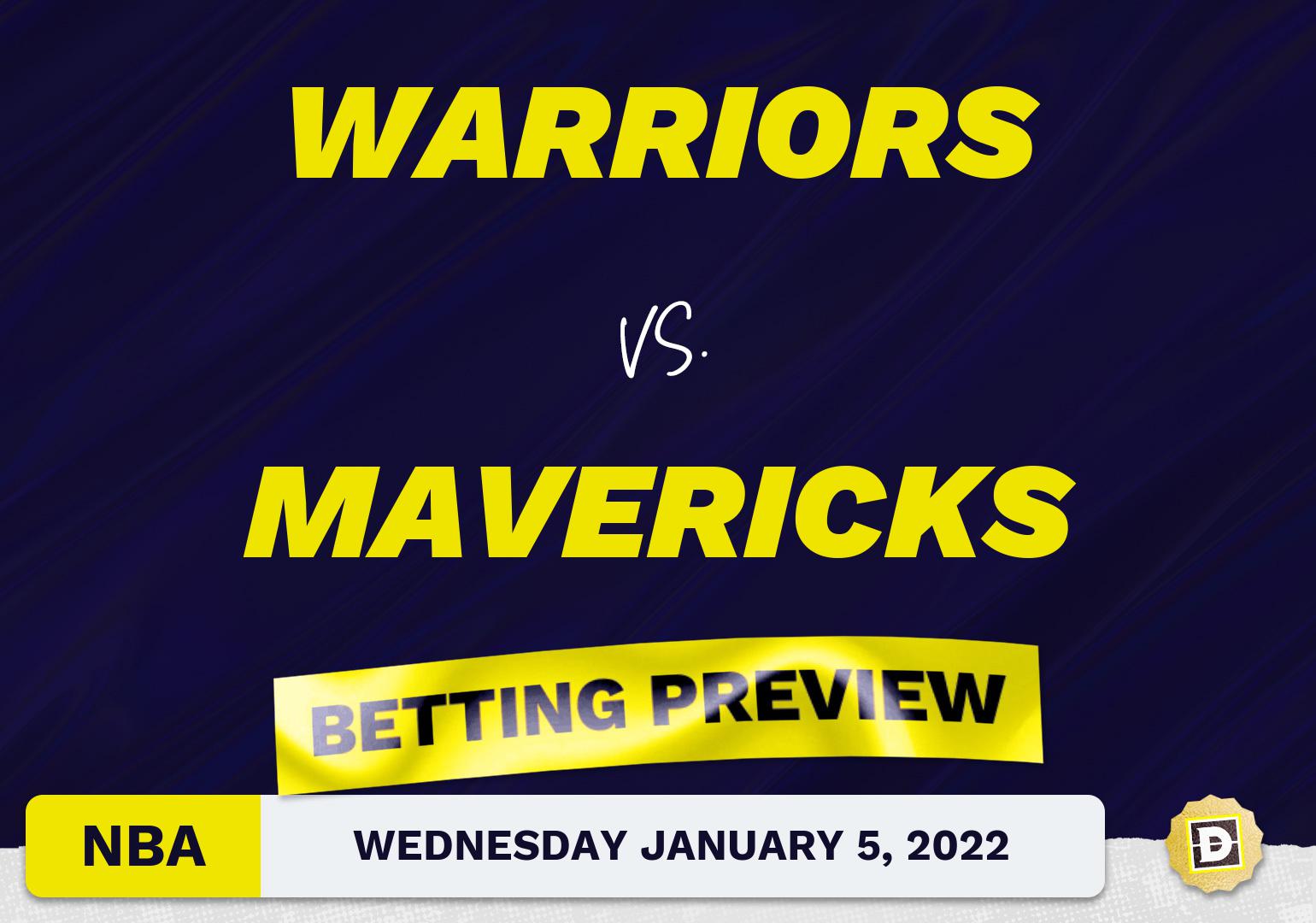 Warriors vs. Mavericks Predictions and Odds - Jan 5, 2022